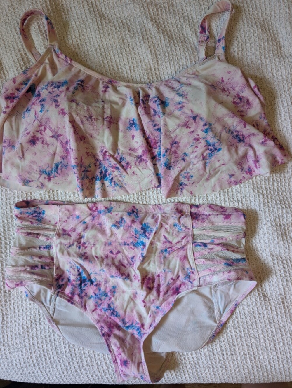 torrid Pink, Blue & Purple Tie-Dye Swim Set